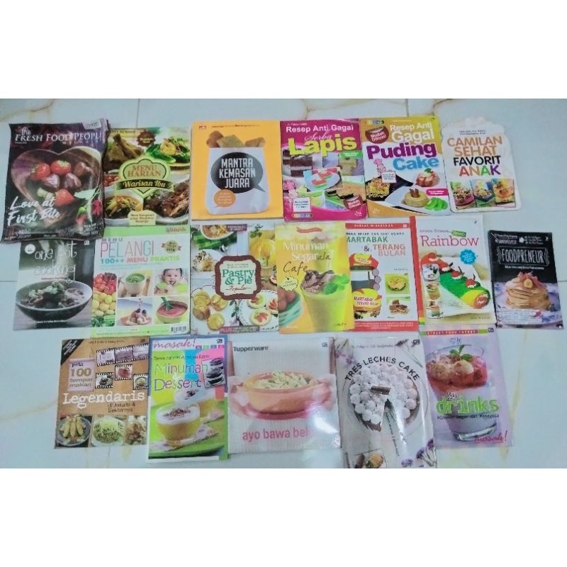 OBRAL BUKU MURAH|RESEP MAKANAN - RESEP MINUMAN -RESEP MASAKAN |ORIGINAL