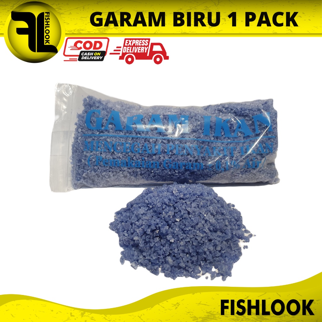 GARAM GAREM IKAN BIRU / BLUE SALT 500 GR AQUARIUM KOLAM AQUASCAPE