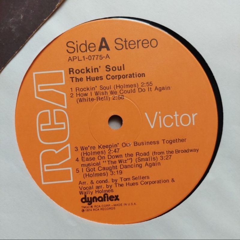 Kaset Vinyl Piringan Hitam Hues Corporation Rockin' Soul