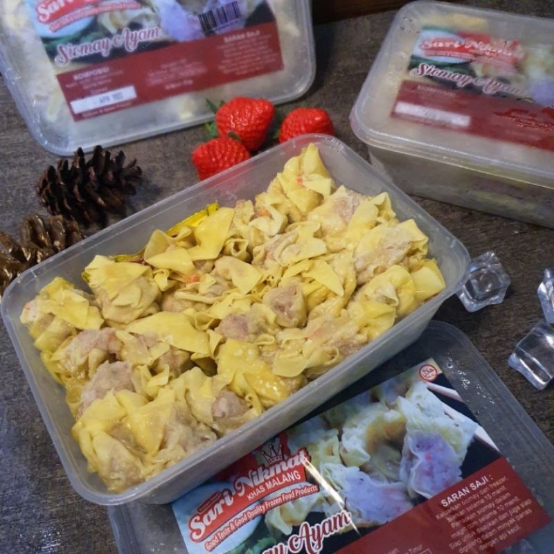 Sari nikmat siomay ayam/ siomay udang sari nikmat isi 20biji