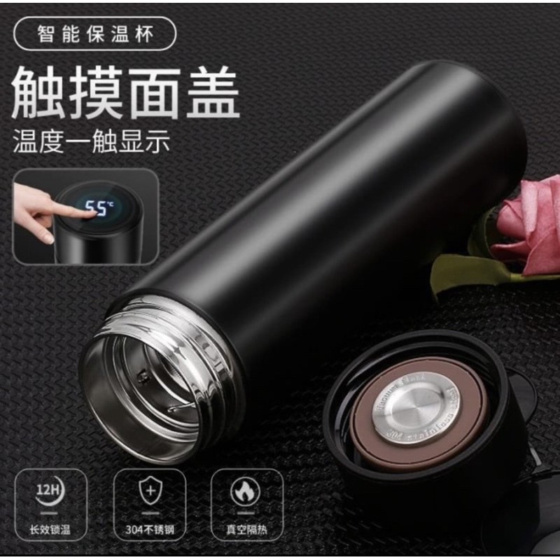 Termos suhu temperatur tumblr smart LED
