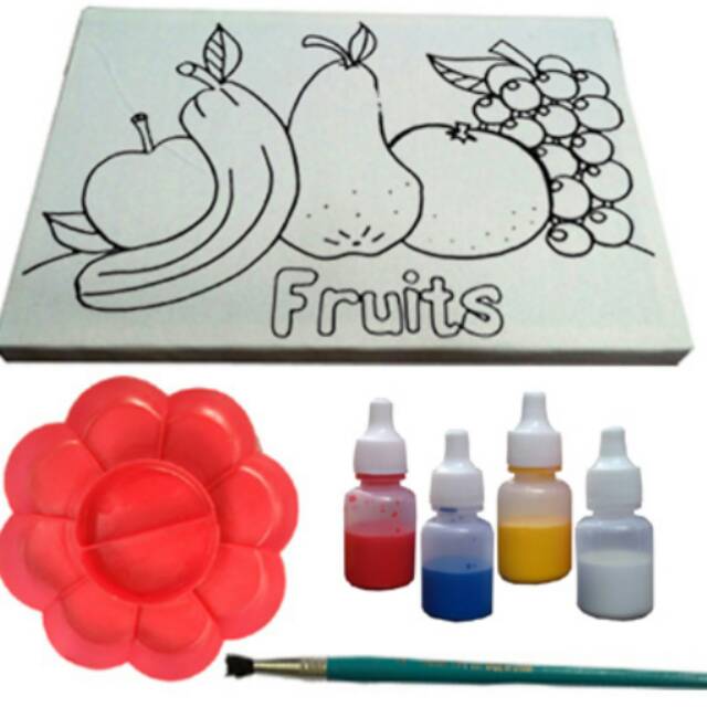 Paket Melukis Gambar - Buah | Shopee Indonesia