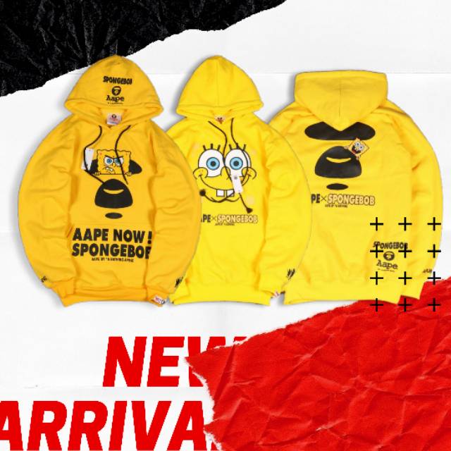 bape x spongebob hoodie