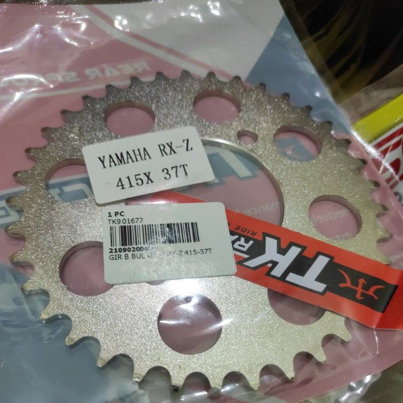 Gear Belakang SSS 415 28 30 31 32 33 34 35 36 37 38 39 40 41 RXZ RXKing Jupiter Vega MX FIZR-TKRacing 415-37