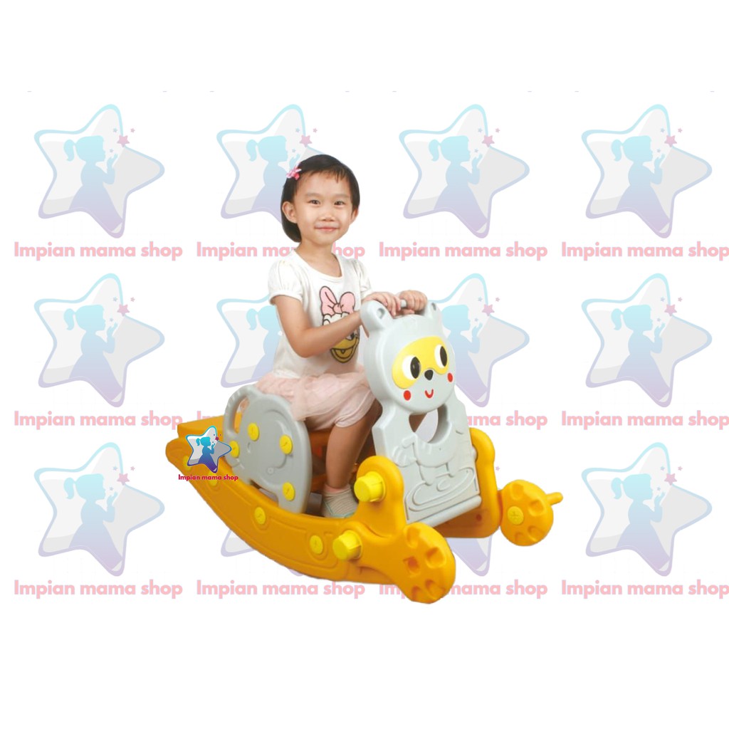 Ayunan Perosotan Seluncuran Anak 2 in 1 kualitas Impor Murah