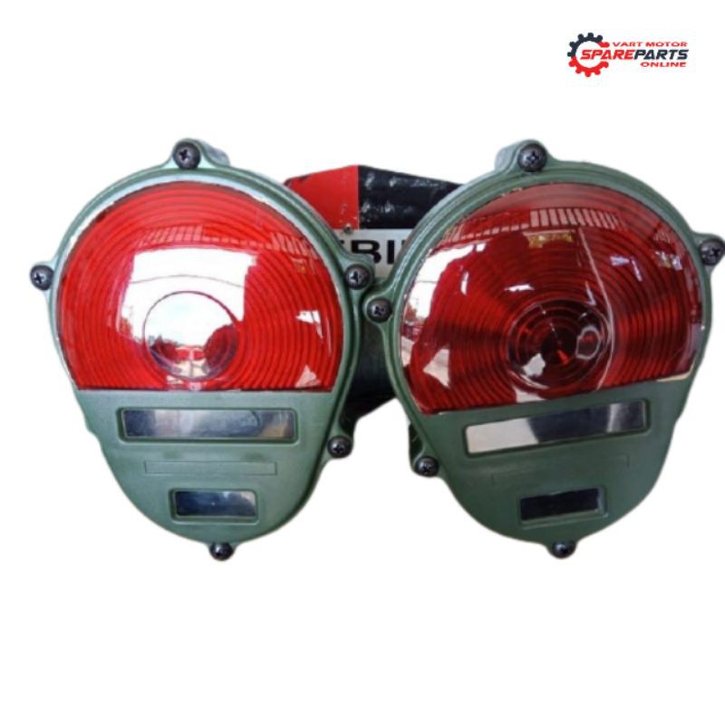 Lampu Tengkorak Military Merah Belakang Jeep Willys