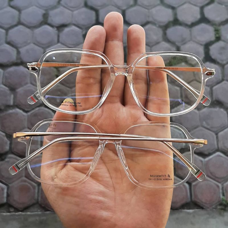 Kacamata Anti Radiasi Frame Gucci AM 5804 warna Putih