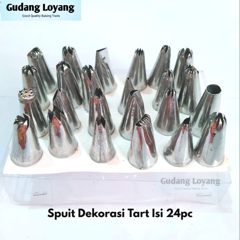 Spuit Dekorasi Tart Set 24pc Spuit Tart Dekorasi Kue Ulang Tahun