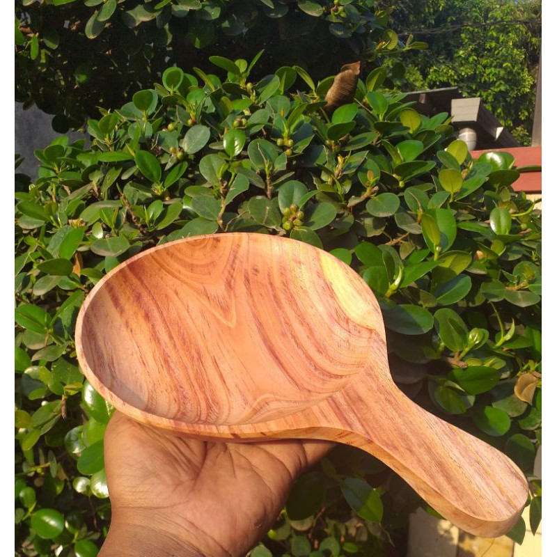 teflon kayu mahoni 15cm