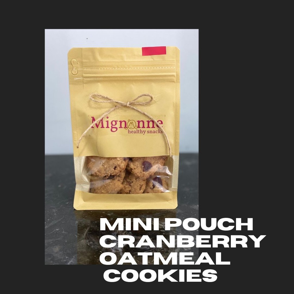 

Mini Pouch Cranberry Oatmeal Cookies 150 gram.
