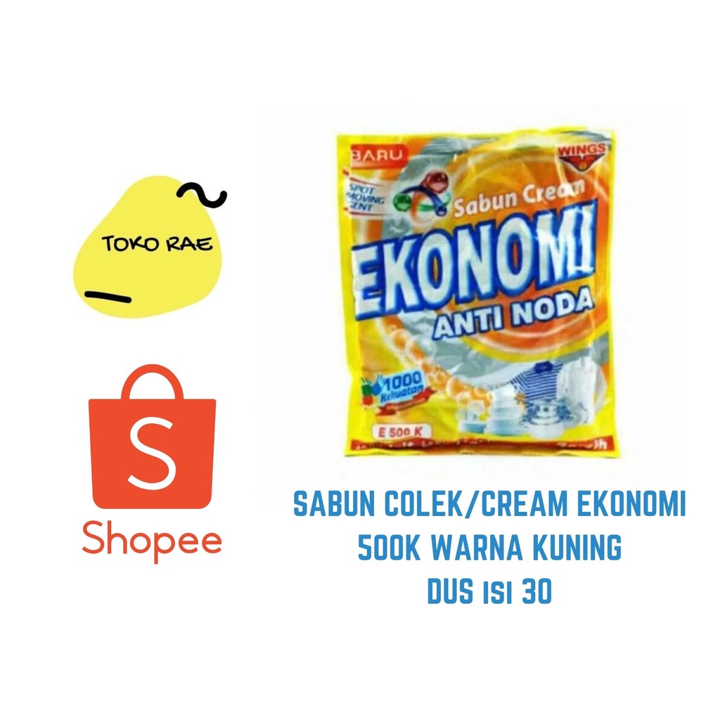 Sabun Cream Ekonomi 500k Kuning/Ungu Sabun Krim Colek