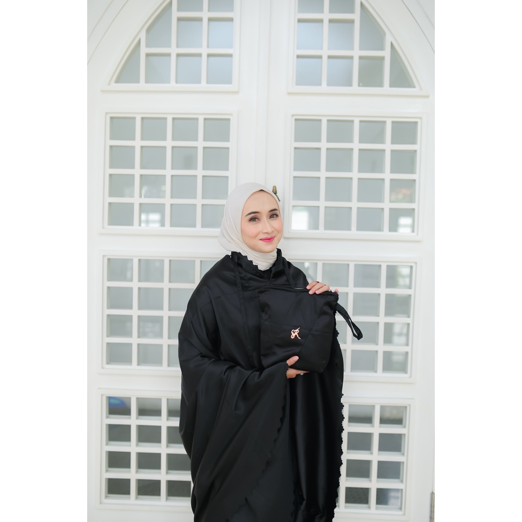Mukena Dewasa Daily Bros Lasercut mukenah laser cut sutra velvet satin mewah mukenah jumbo