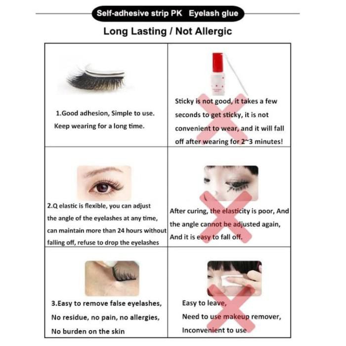 MAGIC NO GLUE EYELASHES/BULU MATA PALSU 3D LIDDY FAKE EYELASH NO LEM - 3D-09 PREMIUM