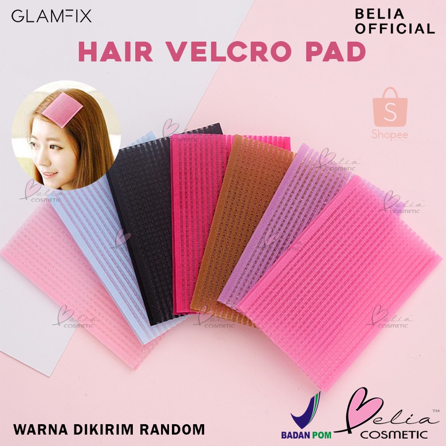 ❤ BELIA ❤ GLAMFIX Hair Velcro Pad | Penjepit Poni Rambut | Perapi | Jepit | Pin Rambut