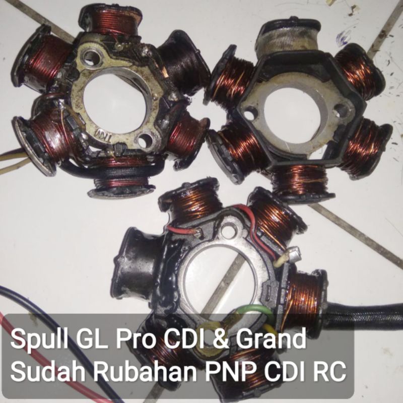 Spull Honda GL Pro Grand Second Copotan Bukan Original Sudah Rubahan PNP CDI RC Spul Sepul Stator Co