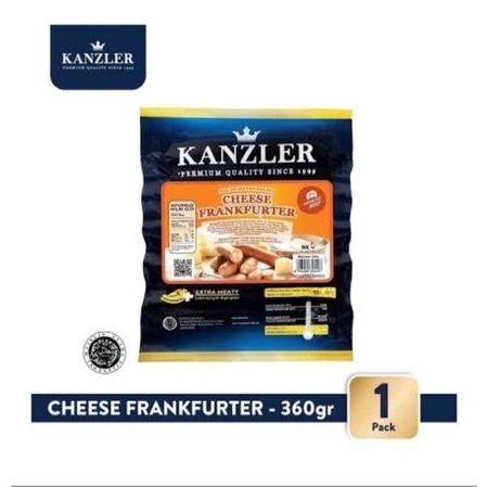 

Kanzler Cheese Frankfurter 360 gr