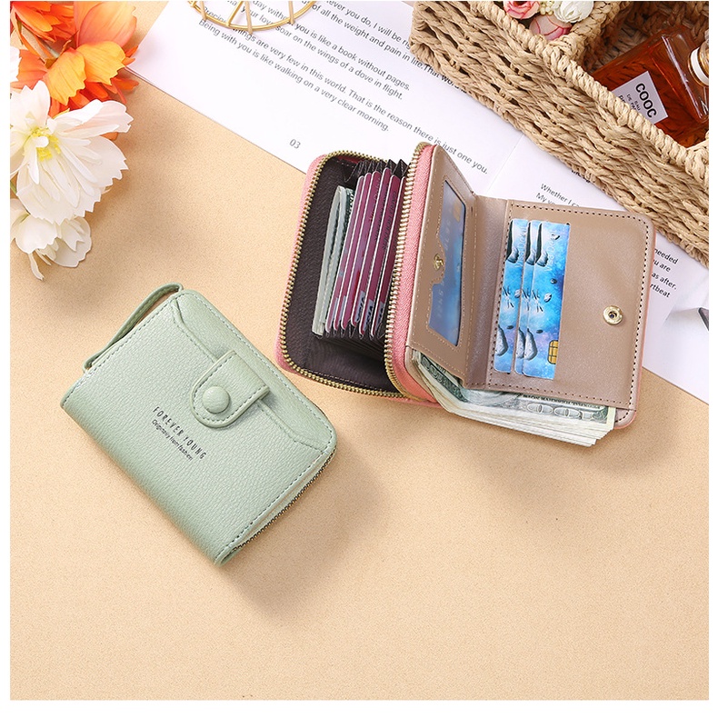 Dompet Lipat Pendek Premium Pria dan Wanita Import / Premium wallet / Forever Young - 363