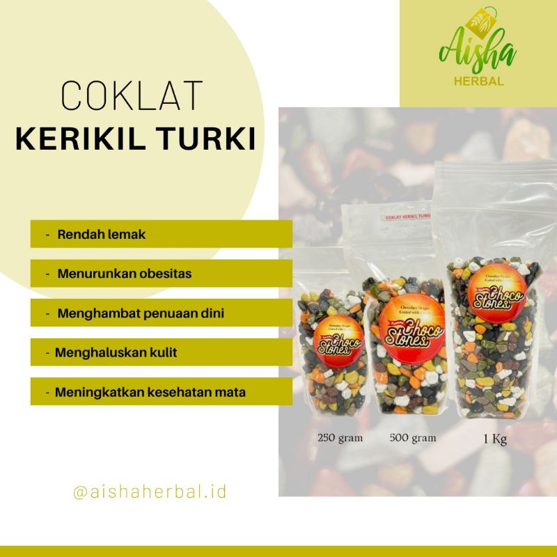 

Coklat Kerikil Turki Kemasan 250Gr