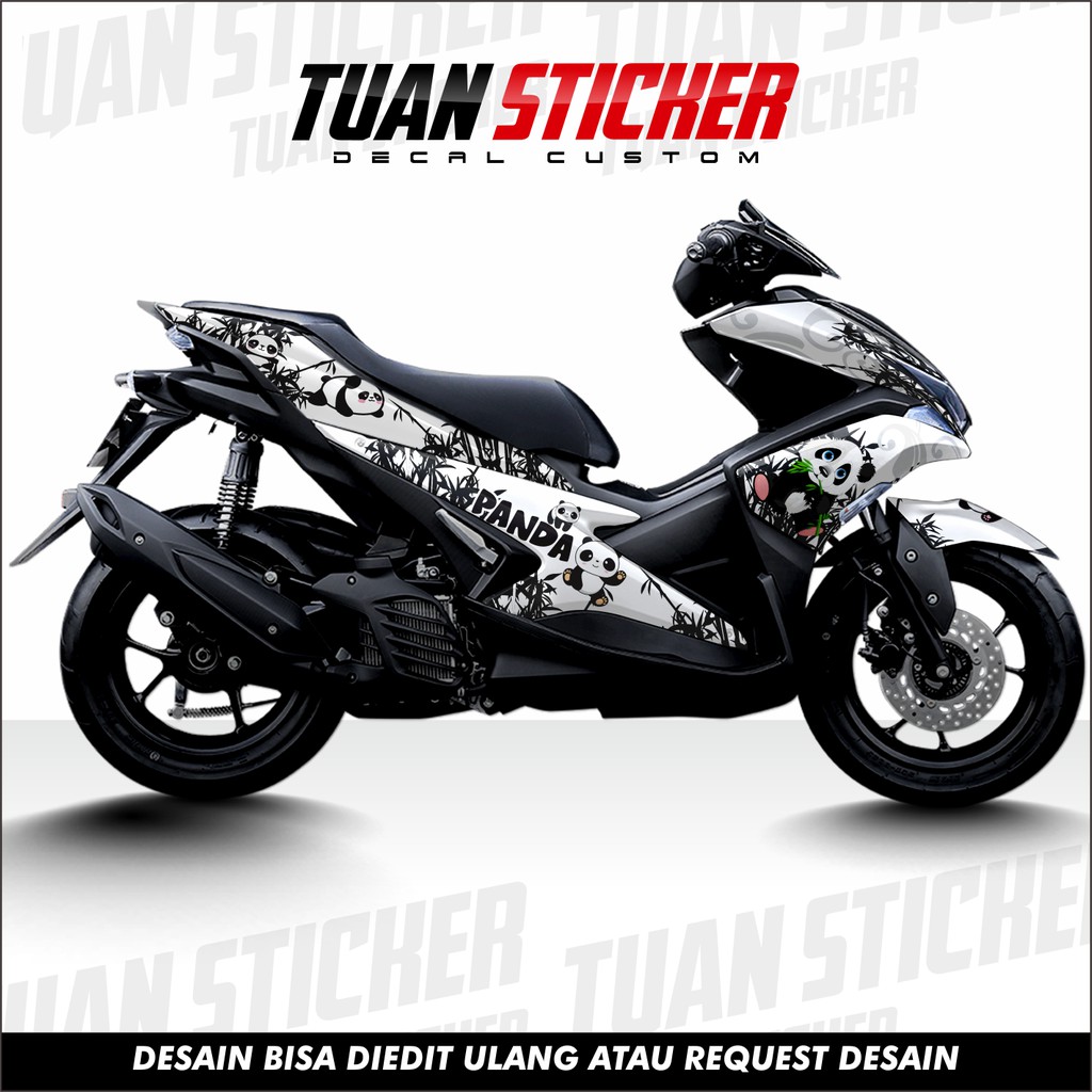 Stiker aerox Striping Decal Aerox 155 full body sticker aerox 155 Panda