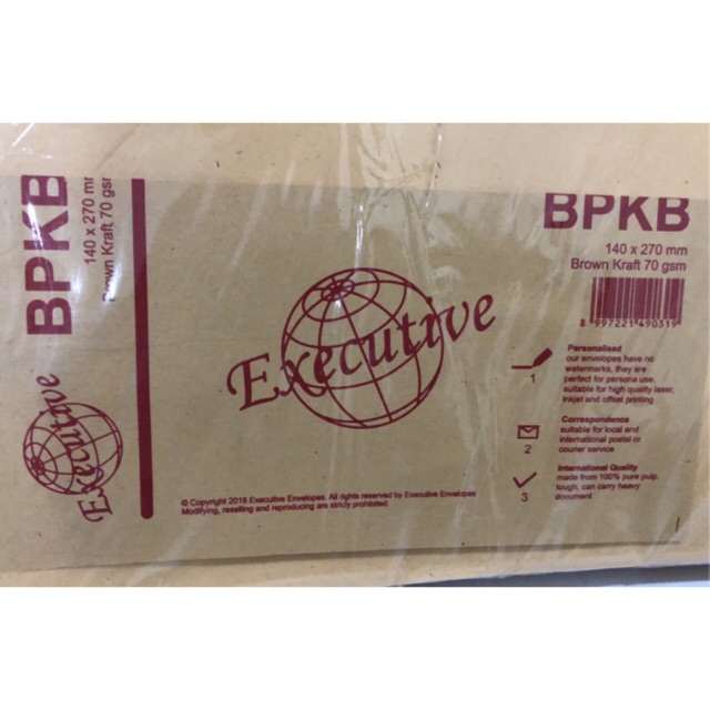 

RB Amplop Coklat BPKB/Super Kabinet