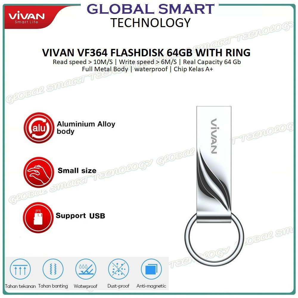 Flashdisk Vivan VF16gb / VF32gb /  VF64gb