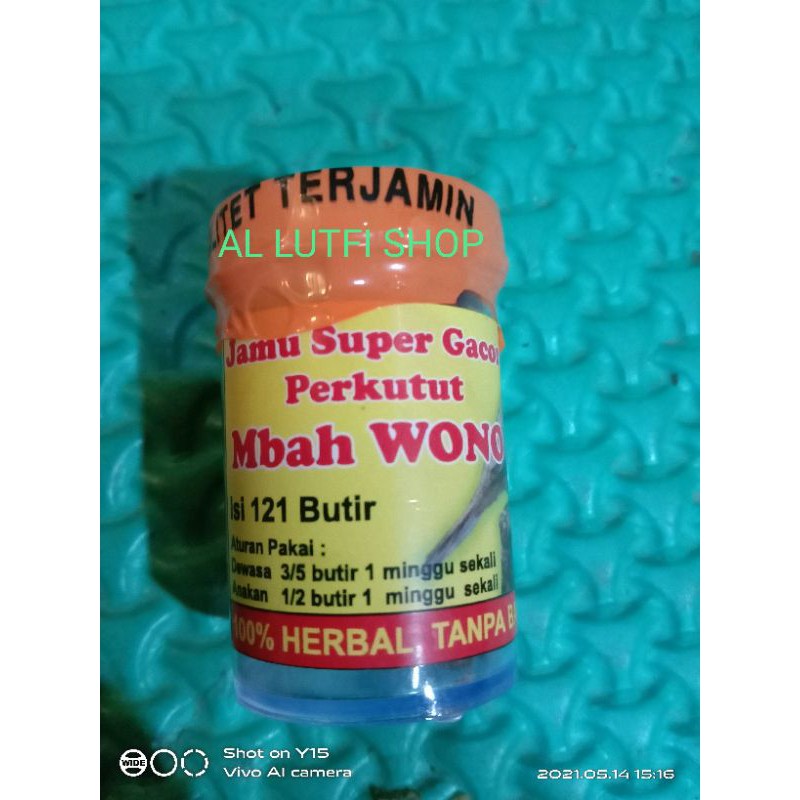 Jamu Super Gacor Mbah Wono isi 121 butir