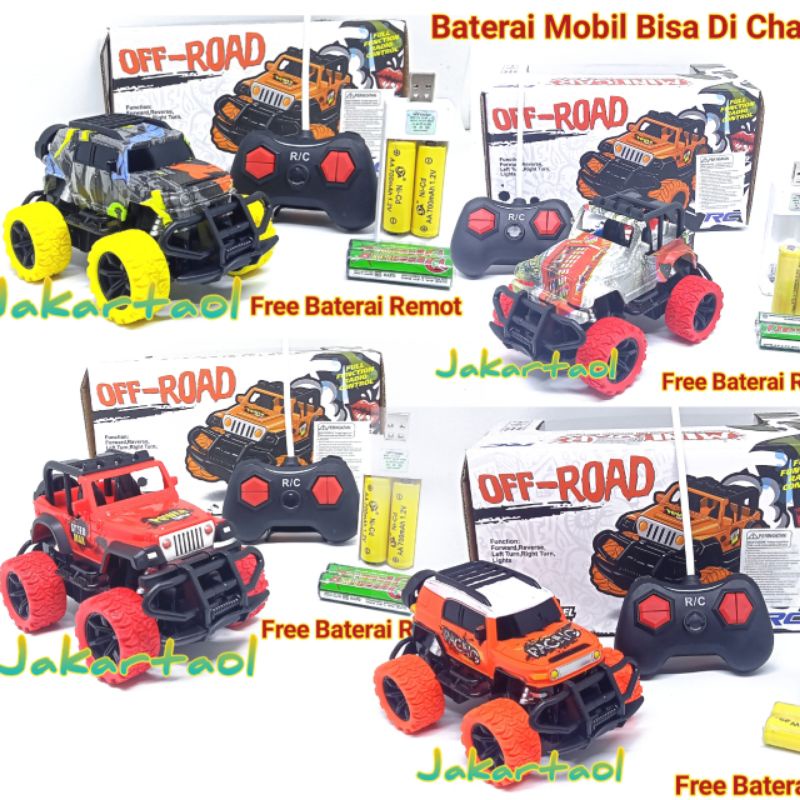 Mobil Remote Control Off-road Alliance 2Wd Mobil Remot Kontrol Murah-Mini car merah