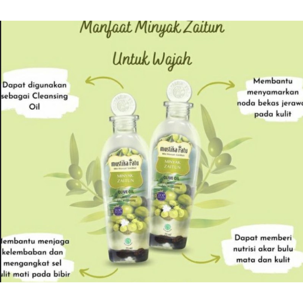 Mustika Ratu Olive Oil / Minyak Zaitun