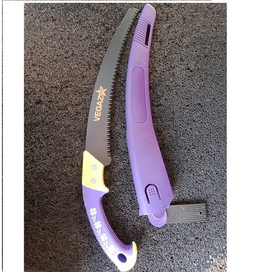 Pruning Saw Gergaji Lengkung Lengkap Sarung 15 Inch Gergaji Pohon Dahan Ranting-3