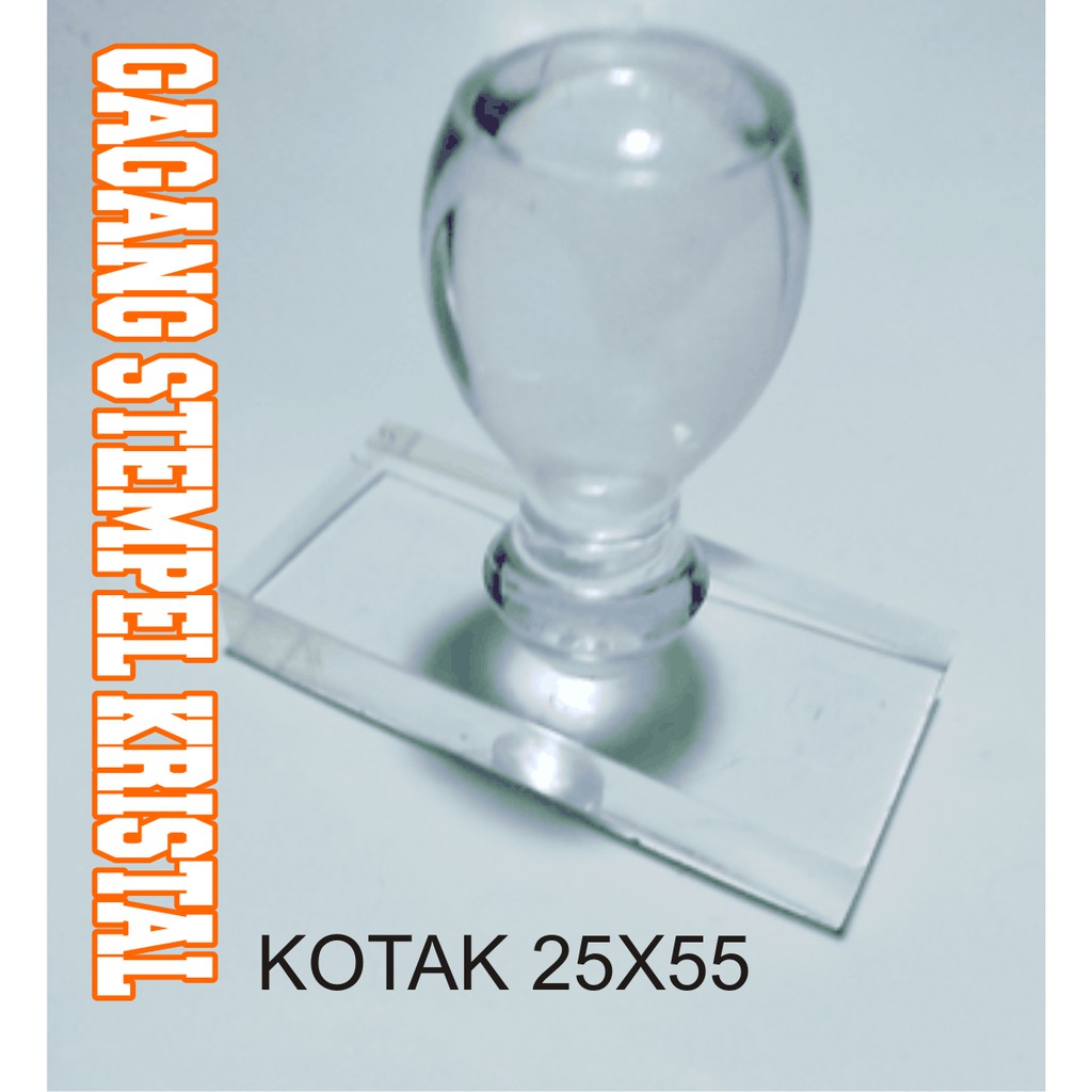 GAGANG STEMPEL KRISTAL 25X55
