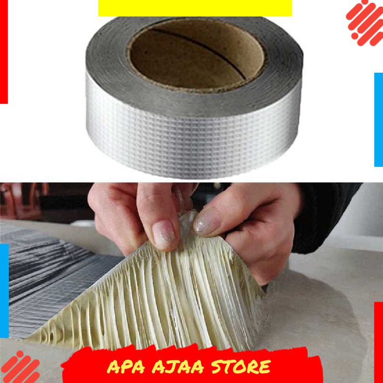 Hot Promo ! DUUTI Lakban Aluminum Foil Adhesive Super Tape Waterproof - JE140089