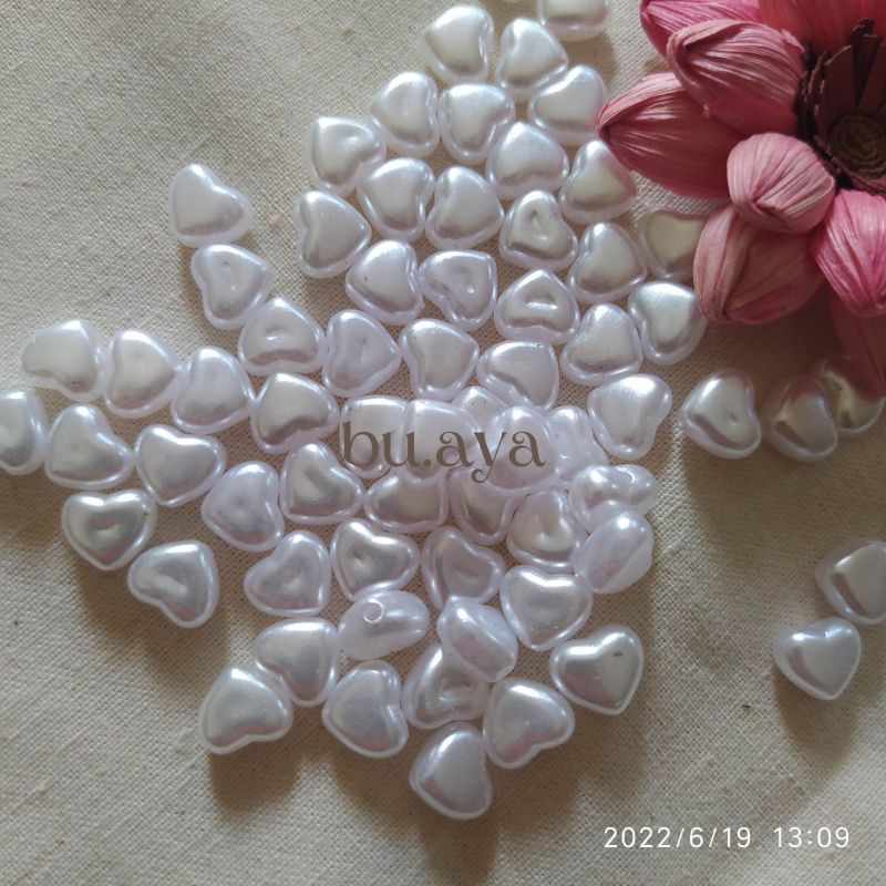 Mutiara Sintetis Love 50pcs