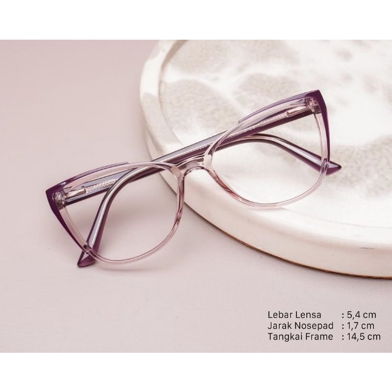 BEST SELLER!! FRAME KACAMATA MINUS FRAME YUUTOO 7006 FREE LENSA ANTI RADIASI | KACAMATA WANITA ANTI UV