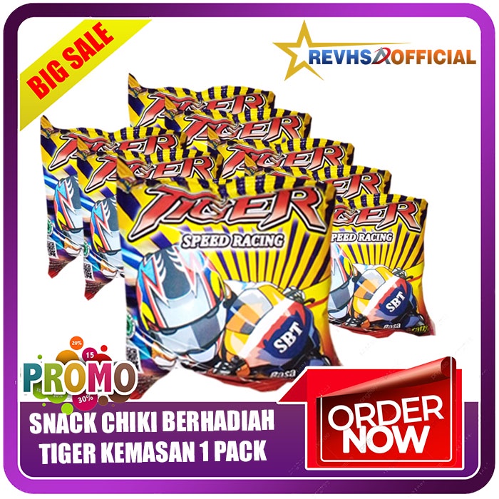 Ciki TIGER Berhadiah kemasan 1 Pack isi 10 Bungkus