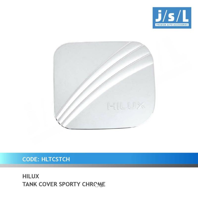 tank cover/ tutup tangki Hilux sporty chrome jsl