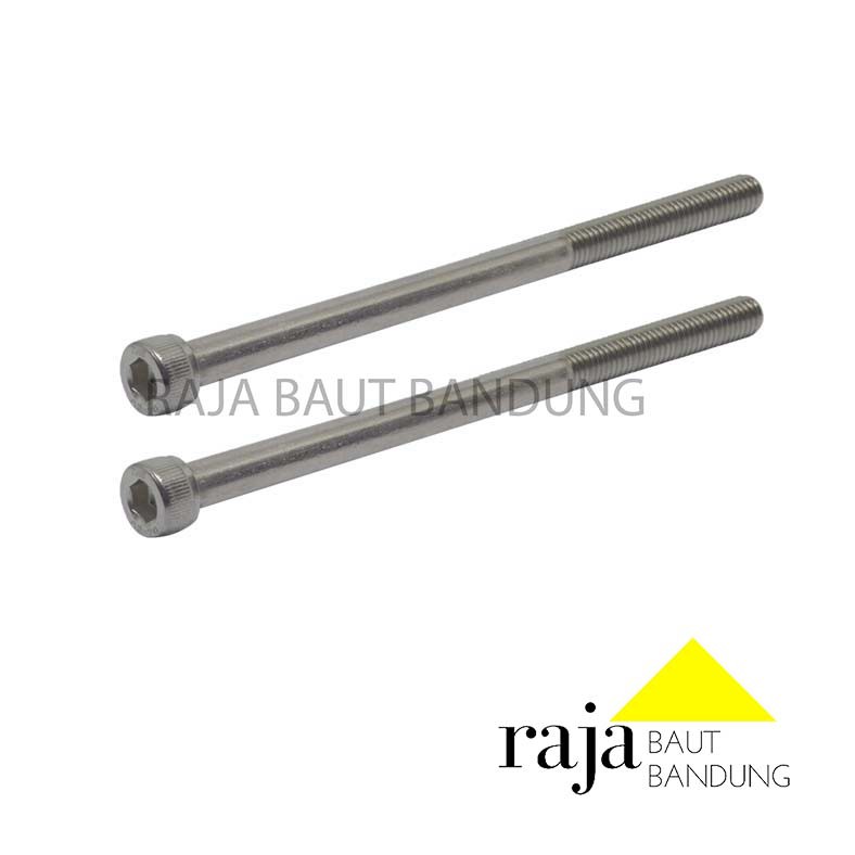 BAUT L STAINLESS M6X80 STAINLESS STEEL 304 2 PCS BO L SS 6X80
