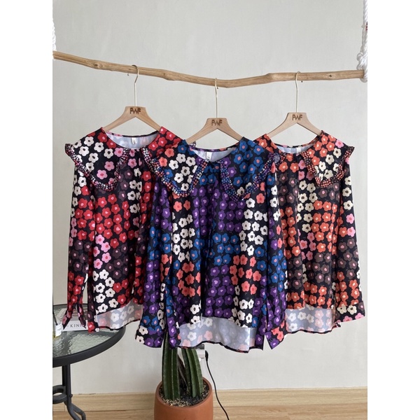 Colours Blouse / Baju Atasan Wanita Import