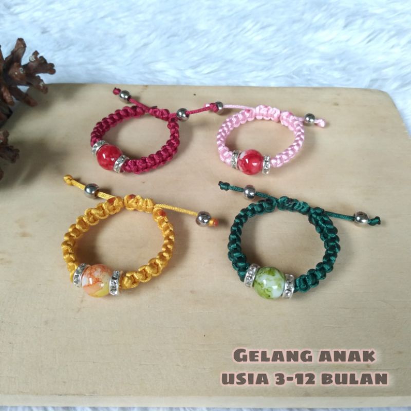 Gelang Anak / Gelang bayi usia 3 - 12 Bulan