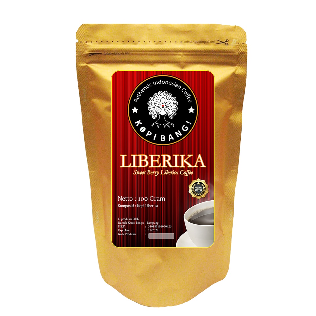 

KOPI LIBERIKA / KOPI BUBUK KHAS LAMPUNG / KOPIBANG! / KOPI LAMPUNG LIBERIKA / LIBERICA