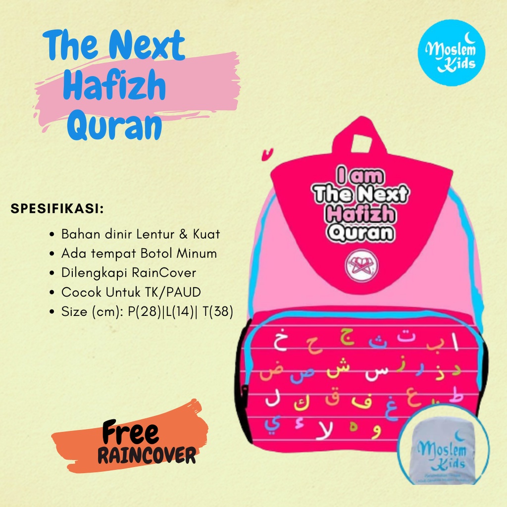 Tas ransel anak TK Hafidz Quran