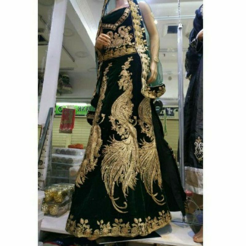 lehengga india lehenga cantik lehengga merak sarung india bludru