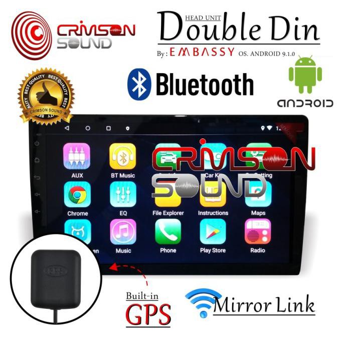sulaemanan_selle | HEAD UNIT ANDROID EMBASSY 10 INCH DOUBLE DIN