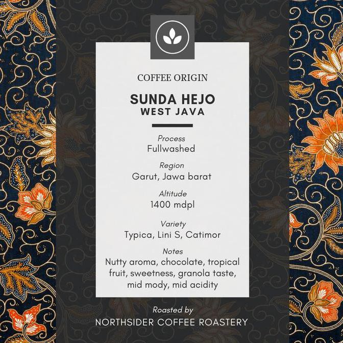 

Kopi- BIJI KOPI ARABIKA GARUT SUNDA HEJO FULLWASHED -100GR NORTHSIDER COFFEE - BIJI KOPI -Biji-Kopi.