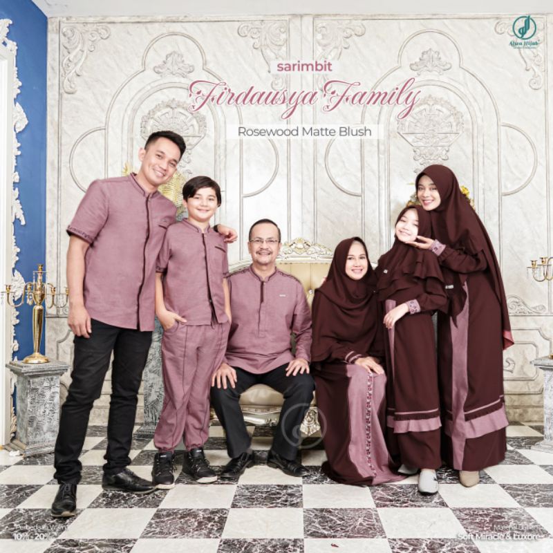 SARIMBIT FIRDAUSYA FAMILY SERIES Sarimbit Firdausya Family Series by @alwahijab⁣