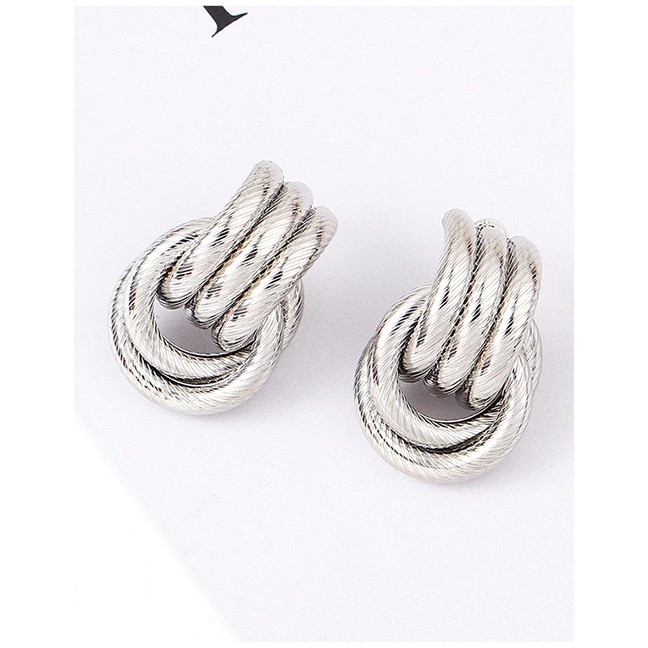 LRC Anting Tusuk Fashion K Inflatable Earrings Y61803