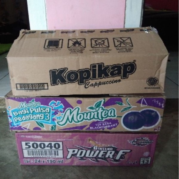 Dus / Kardus bekas  mie minuman dll buat packing