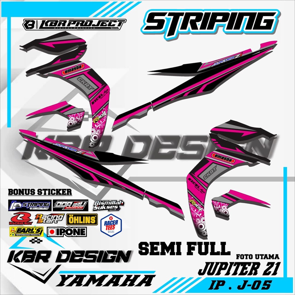 JUPITER Z1 (COD) STICKER STRIPING MOTOR JUPITER Z1.05