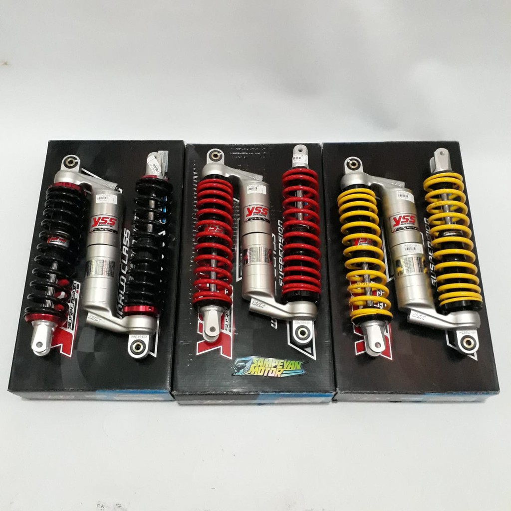 Shock Sok Skok Belakang Tabung Atas Aerox N-Max N Max 2020 Hitam Kuning Merah 310mm G-Series YSS