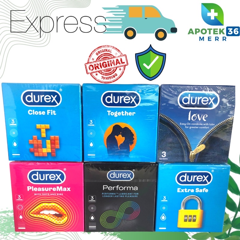 DUREX KONDOM ALL VARIAN ISI 3