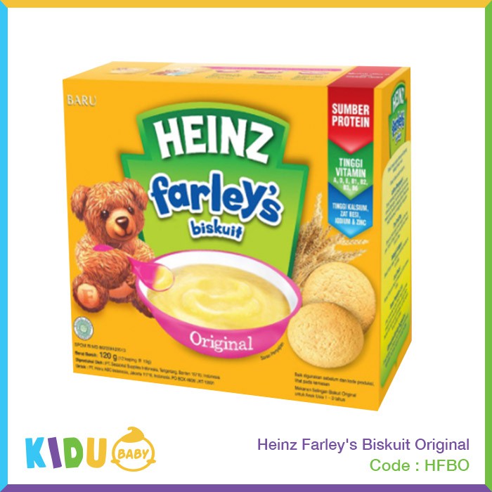 Heinz Farley's Biskuit Makanan Snack Bayi &amp; Anak Sehat / Kidu Baby